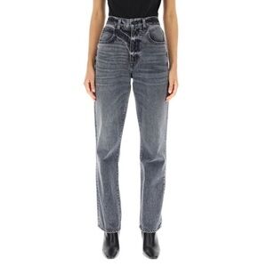 SLVRLAKE Brooklyn Jeans in Washed Black Size 30